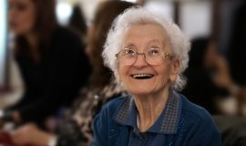 Image of an elderly woman smiling